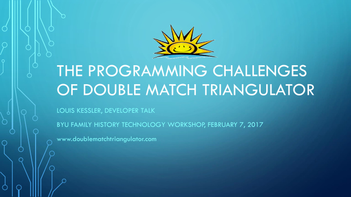 the programming challenges