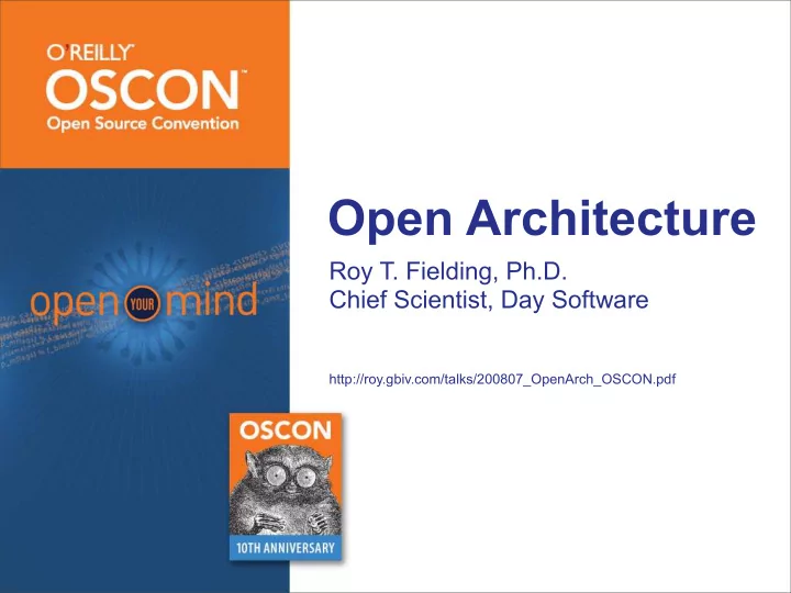 open architecture