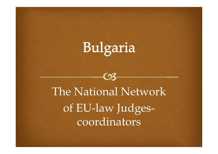 the national network the national network of eu law