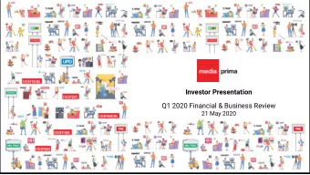Investor Presentation  Q1 2020 Financial &amp; Business Review  21 May 2020  1  Disclaimer  This