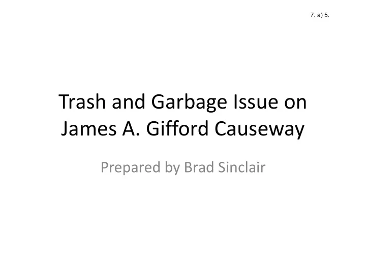 james a gifford causeway