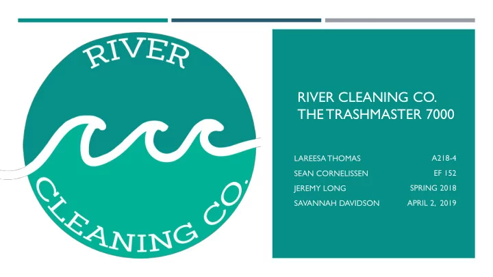 river cleaning co