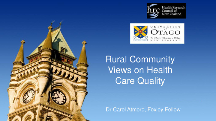 care quality