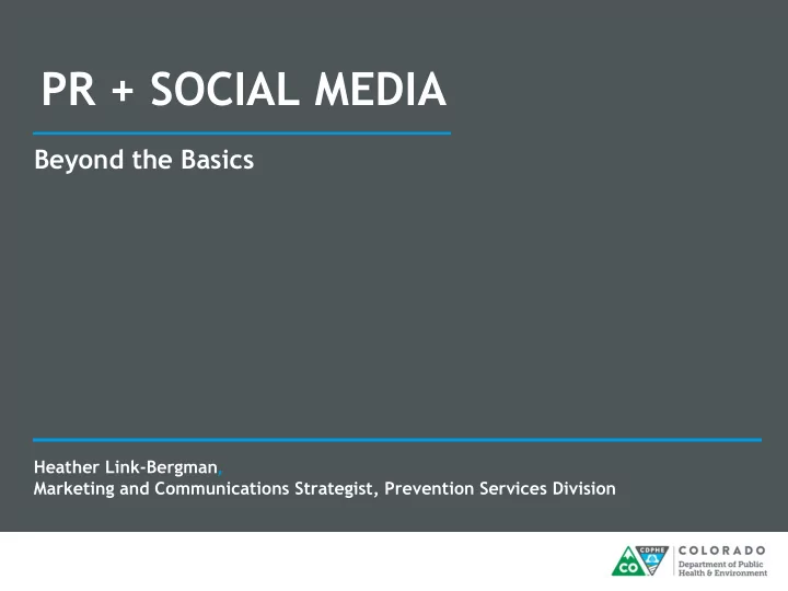 pr social media