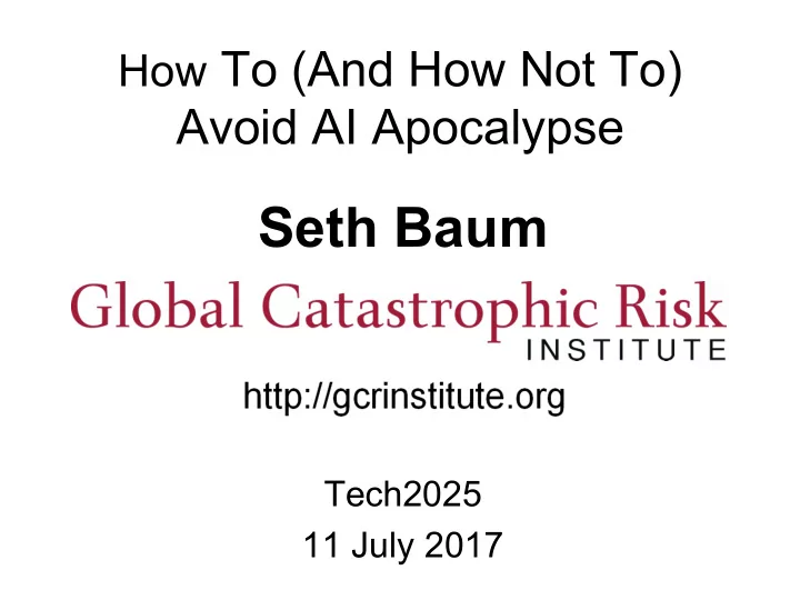 seth baum