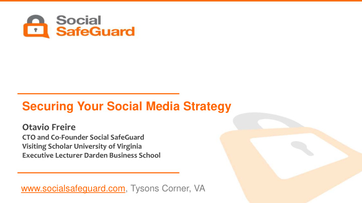 securing your social media strategy