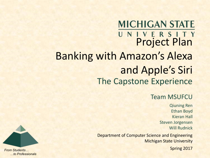 project plan banking with amazon s alexa and apple s siri