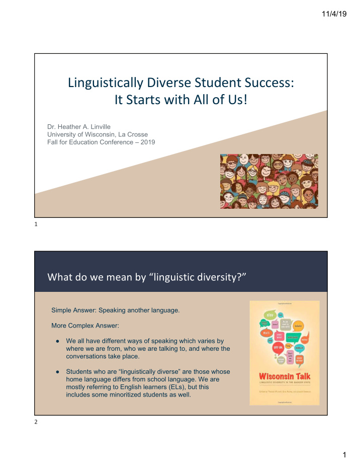 linguistically diverse student success it starts with all