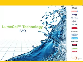 FAQ  Frequently Asked Questions  Q:  Does the LumeCel MB3000 operate in the same way as the