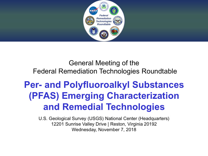 per and polyfluoroalkyl substances pfas emerging