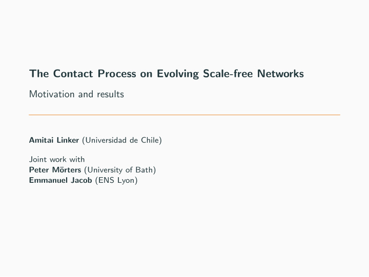 the contact process on evolving scale free networks