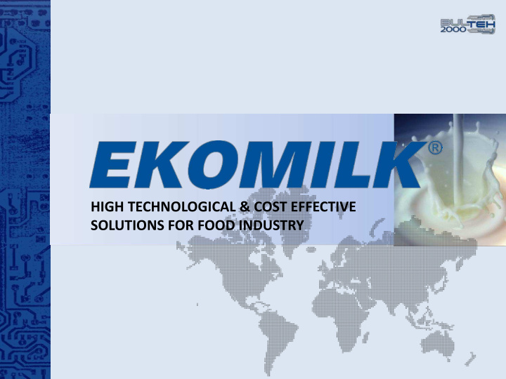 solutions for food industry