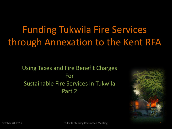 funding tukwila fire services through annexation to the