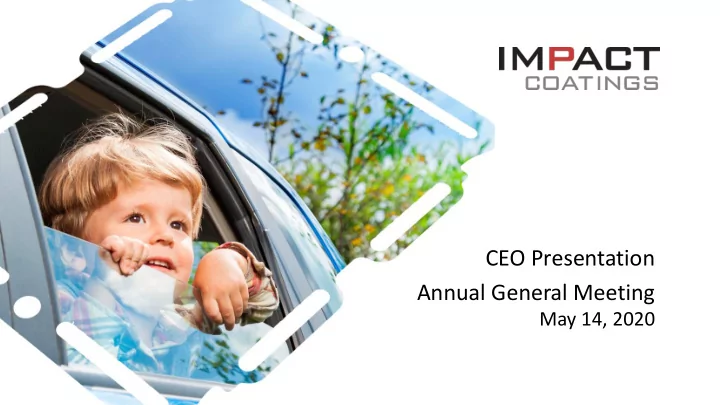ceo presentation