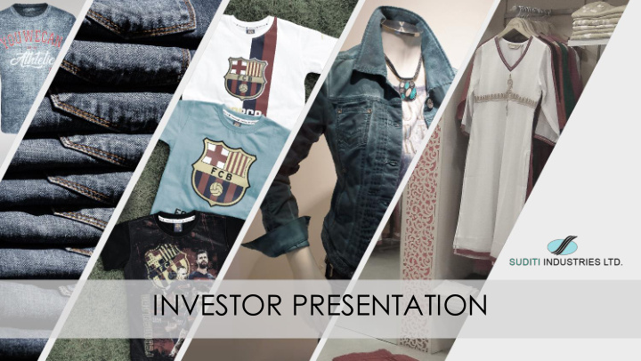 investor presentation index