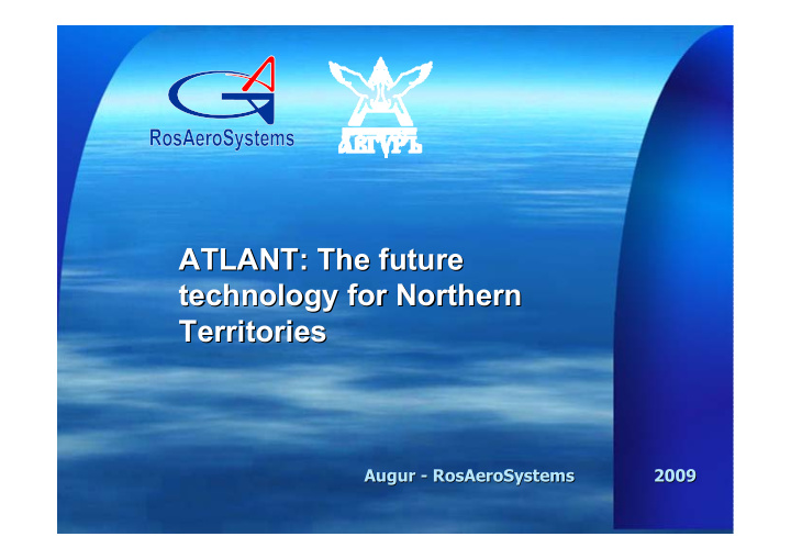 atlant the future atlant the future technology for