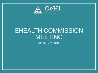 MEETING APRIL 19 TH , 2016  AGENDA  SLIDE TITLE  Topic  Time  Call to Order  5 mins  Chris