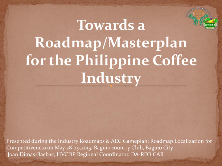roadmap masterplan