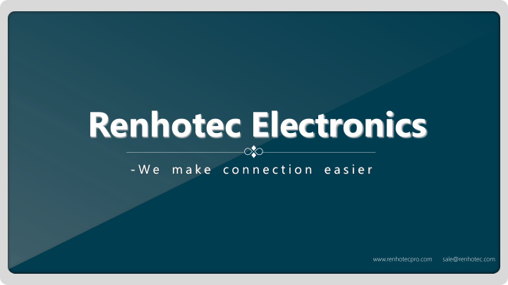 renhotec electronics