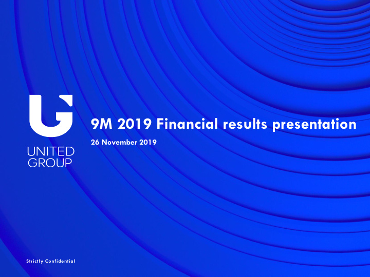 9m 2019 financial results presentation