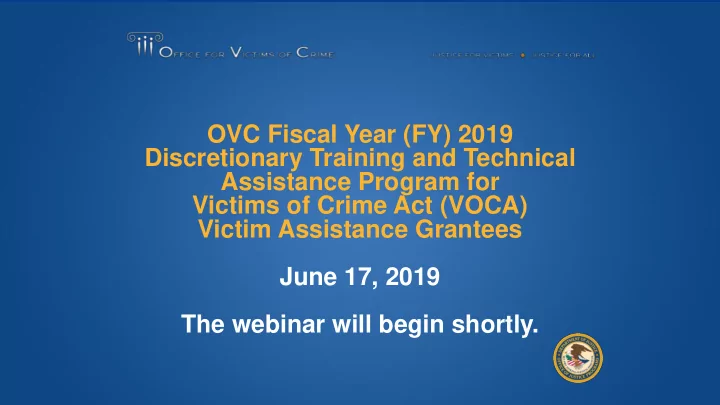 victims of crime act voca
