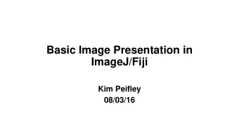 ImageJ/Fiji  Kim Peifley  08/03/16  Splitting and Assigning Colors to  .tiff Images  A user had a