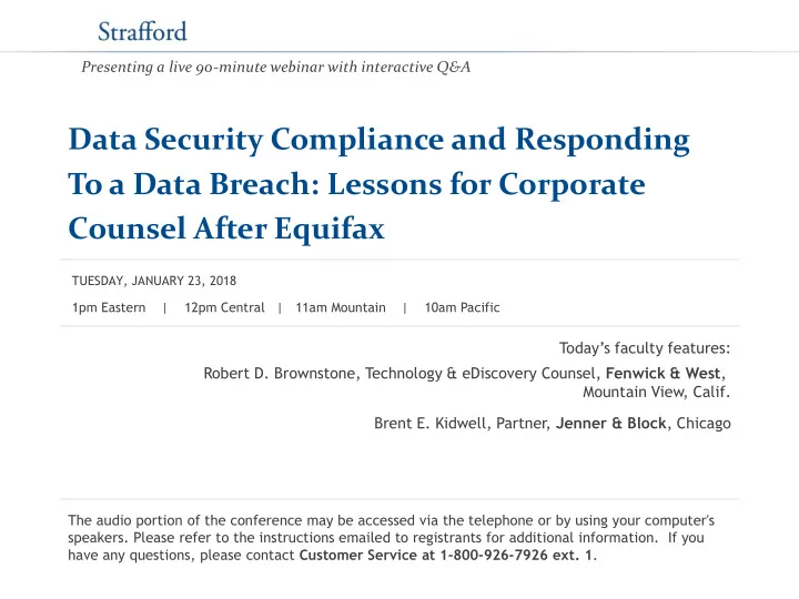 counsel after equifax