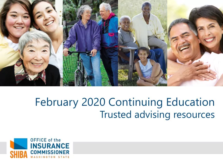 february 2020 continuing education