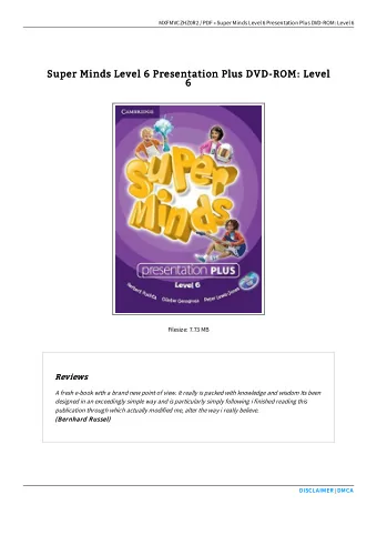 Super Minds Level 6 Presentation Plus DVD-ROM: Level  Super Minds Level 6 Presentation Plus