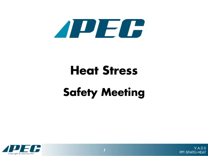heat stress