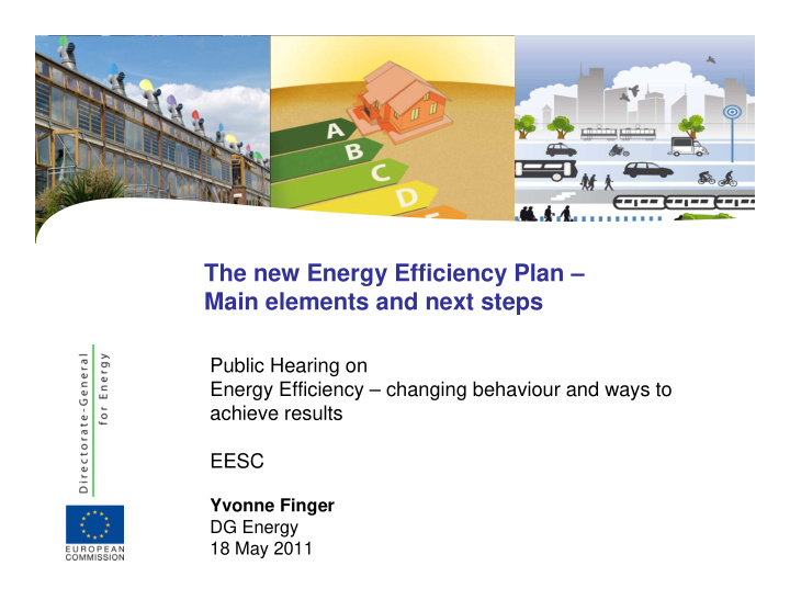 public hearing on energy efficiency changing behaviour