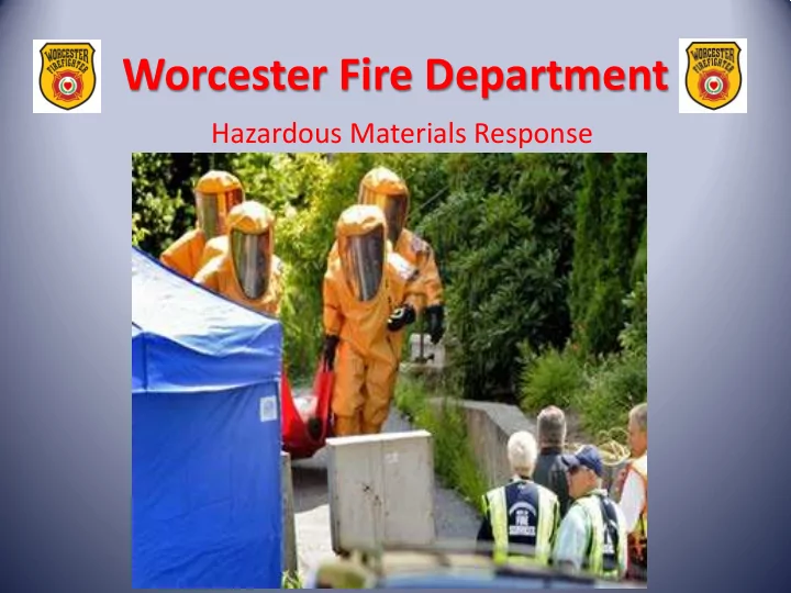 worcester fire department