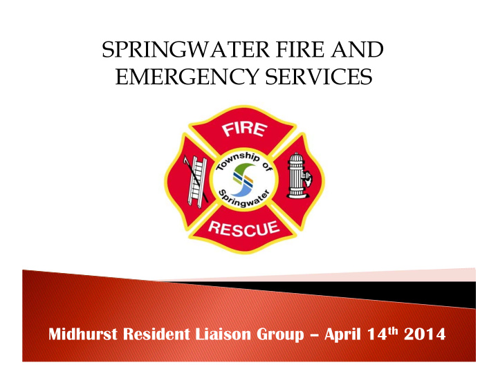 springwater fire and emergency services