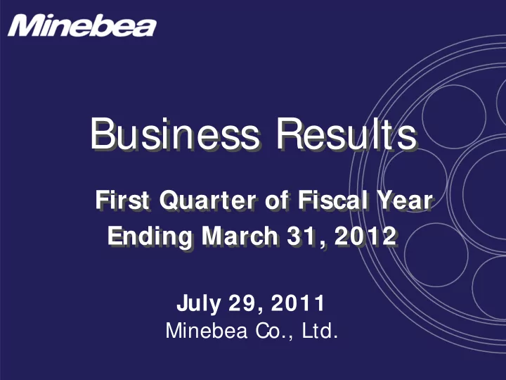 business results business results