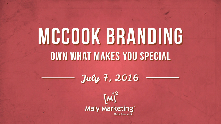 mccook branding