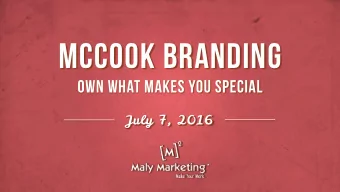 mccook branding  own what makes you special  July 7, 2016  mccook  Town History  railroad town