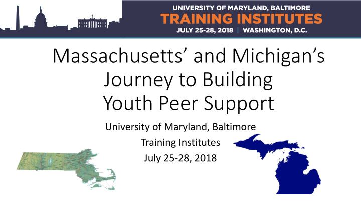 journey to building youth peer support