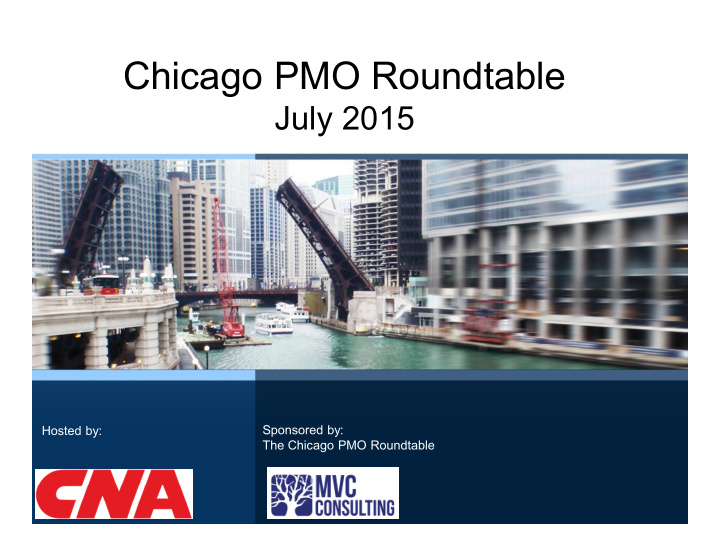 chicago pmo roundtable