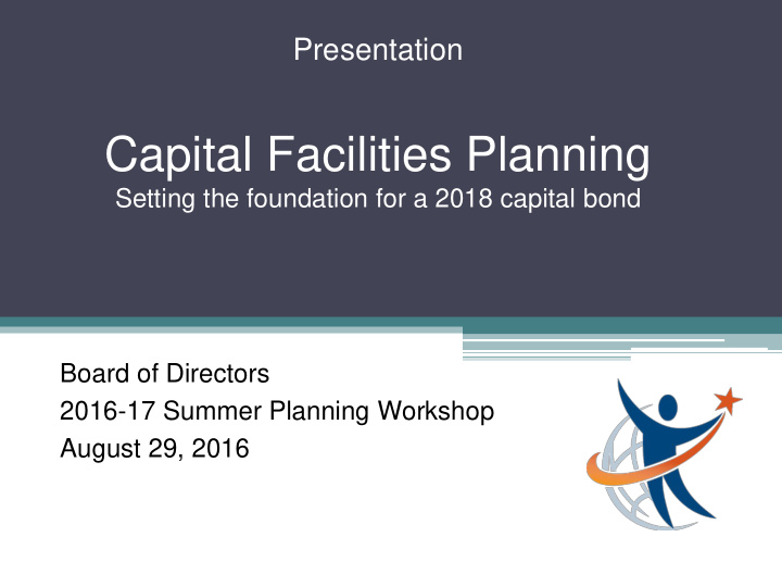 capital facilities planning