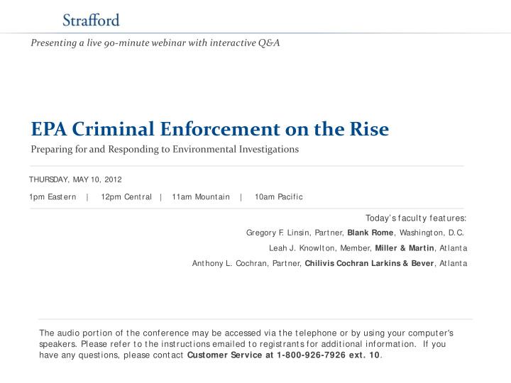 epa criminal enforcement on the rise