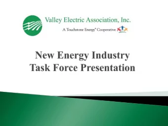 Member-owned Cooperative utility for over fifty (50) years   Six (6) elected Board of