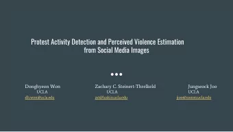 Protest Activity Detection and Perceived Violence Estimation  from Social Media Images  Donghyeon