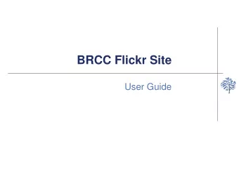 C  User Guide  C  Introduction to Flickr  What is Flickr?    How do I create my account?