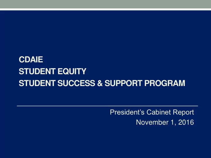president s cabinet report november 1 2016 committee for