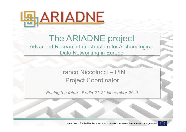 the ariadne project