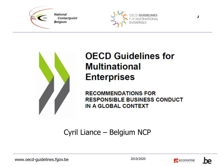 cyril liance belgium ncp