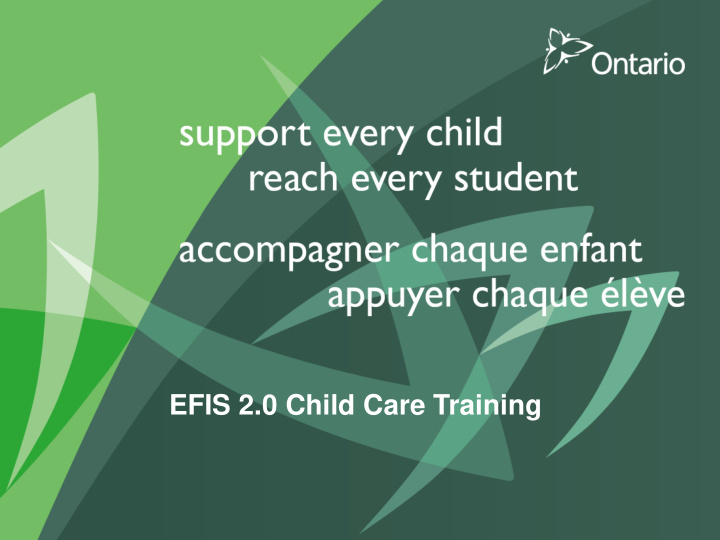 efis 2 0 child care training