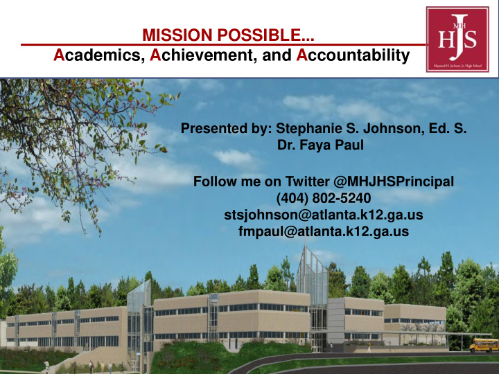 mission possible academics achievement and accountability