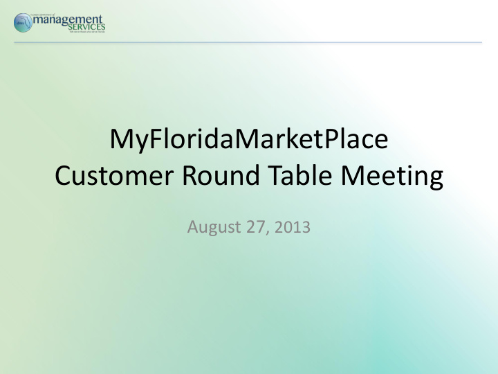 customer round table meeting