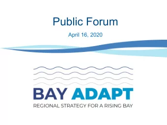 Public Forum  April 16, 2020  Checklist for Virtual Participation  Wear headsets to cut down on